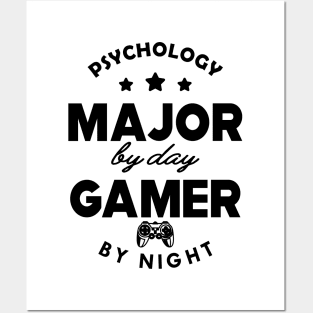 Psychology major by day gamer by night Posters and Art